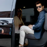 Luxury black limo in Castle Rock, Colorado