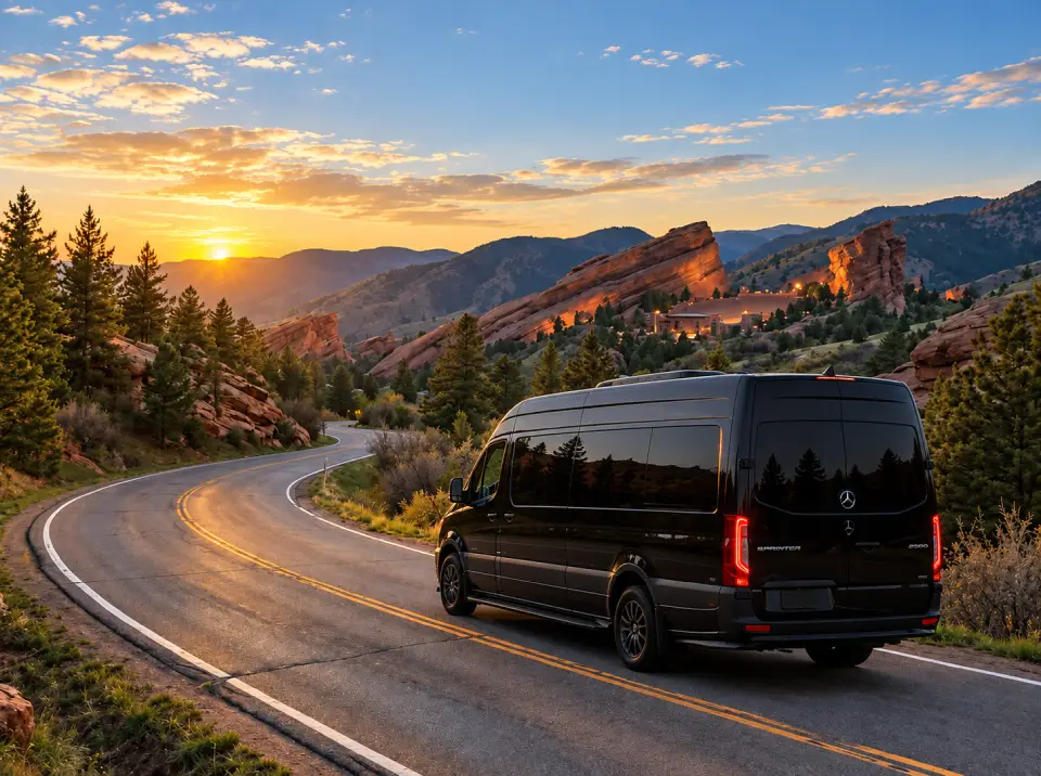 Premium Chauffeur Serivce To Red Rocks From Denver
